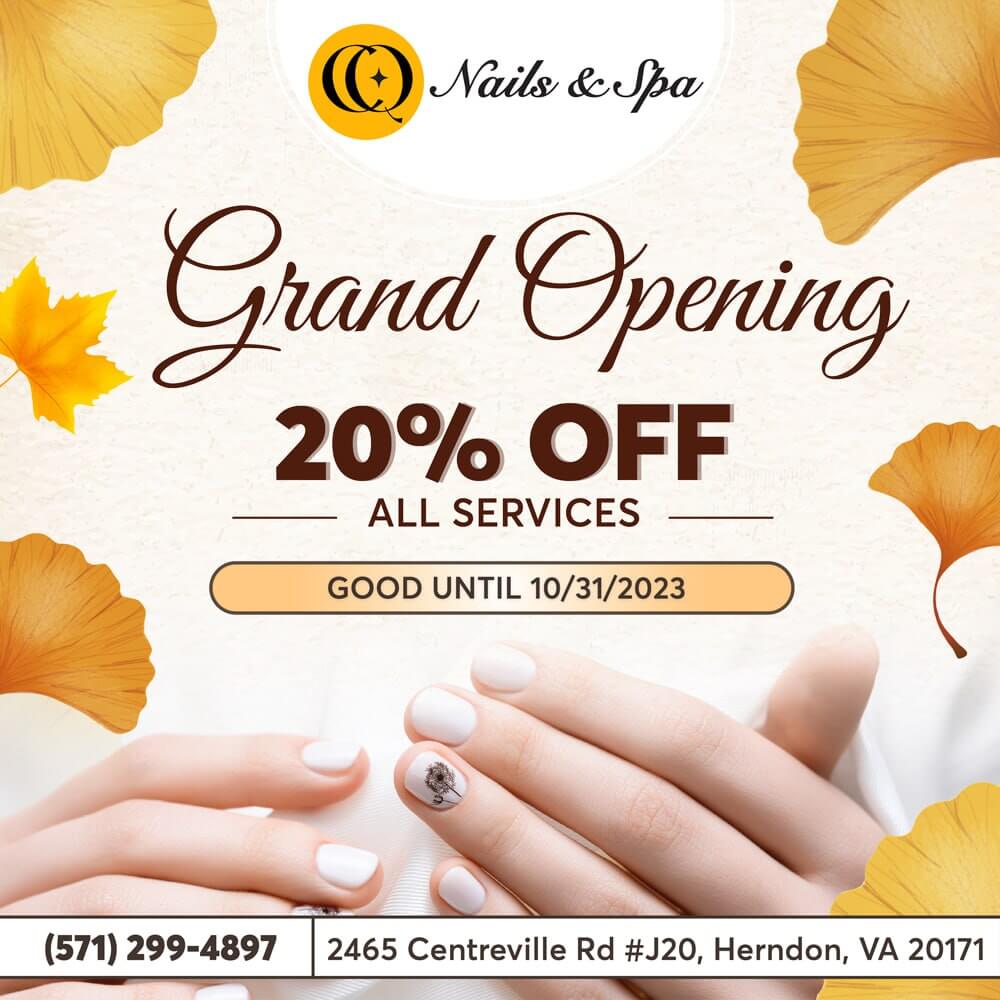 CQ Nails and Spa Nail Salon in Herndon, VA 20171